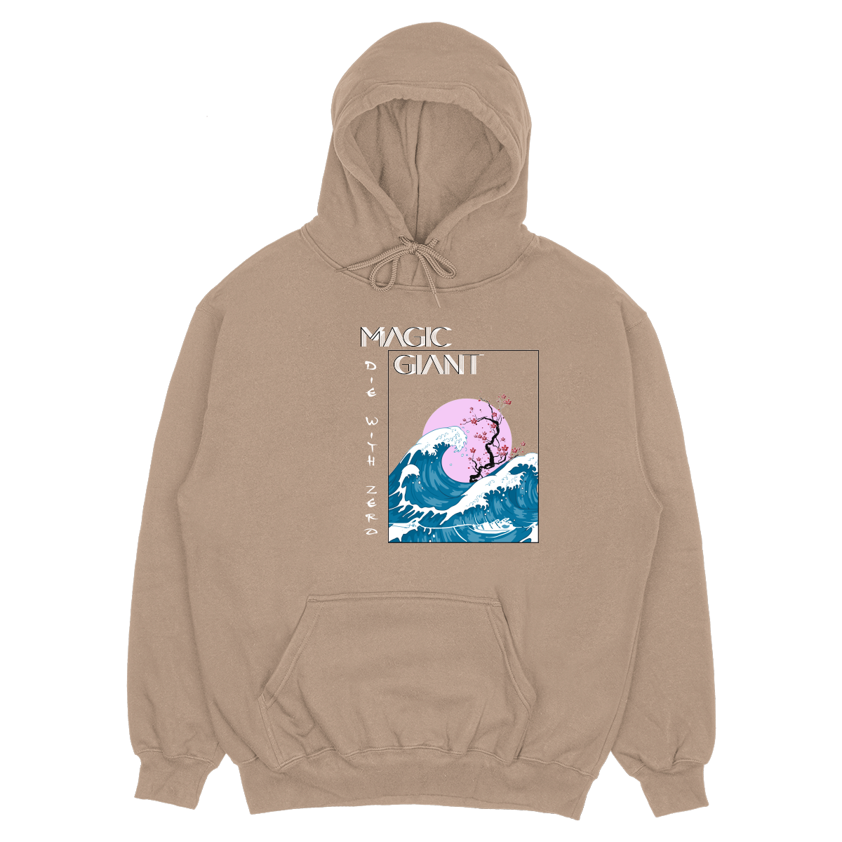 Die with Zero Tour Hoodie - Tan