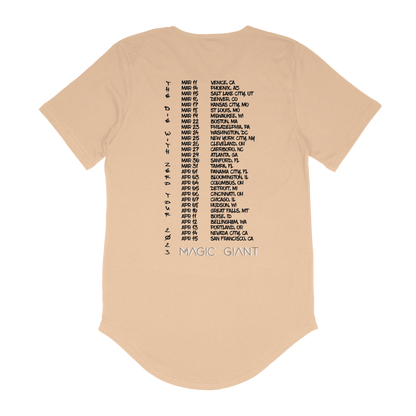 Die with Zero Tour Tee - Tan