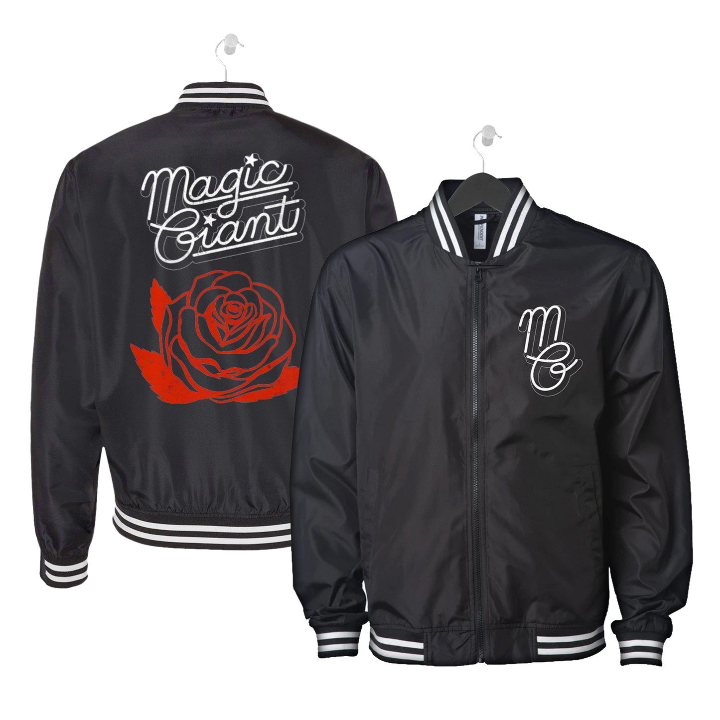 Rose Bomber (Striped)